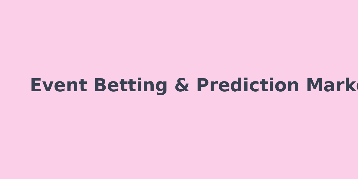 Event Betting Concept